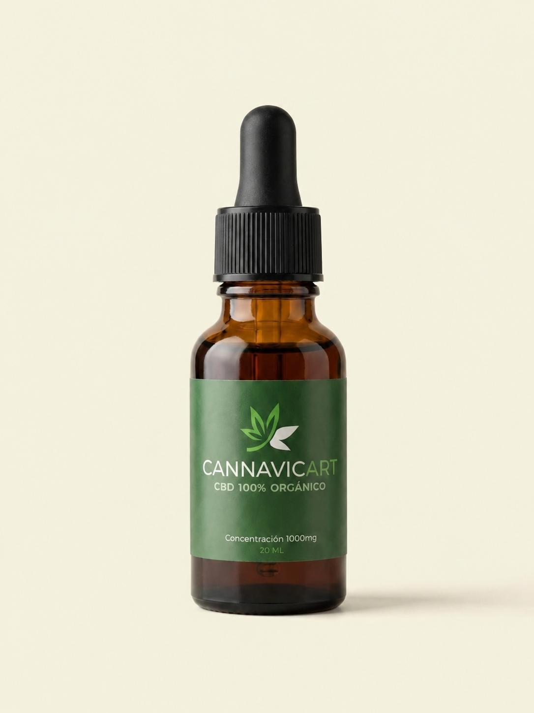 Frasco de gotas CBD Cannavicart de 1000 mg